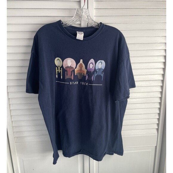 Star Trek the Next Generation Graphic Tee T-Shirt (2XL) Delta Weight • Blue EUC - Picture 1 of 3